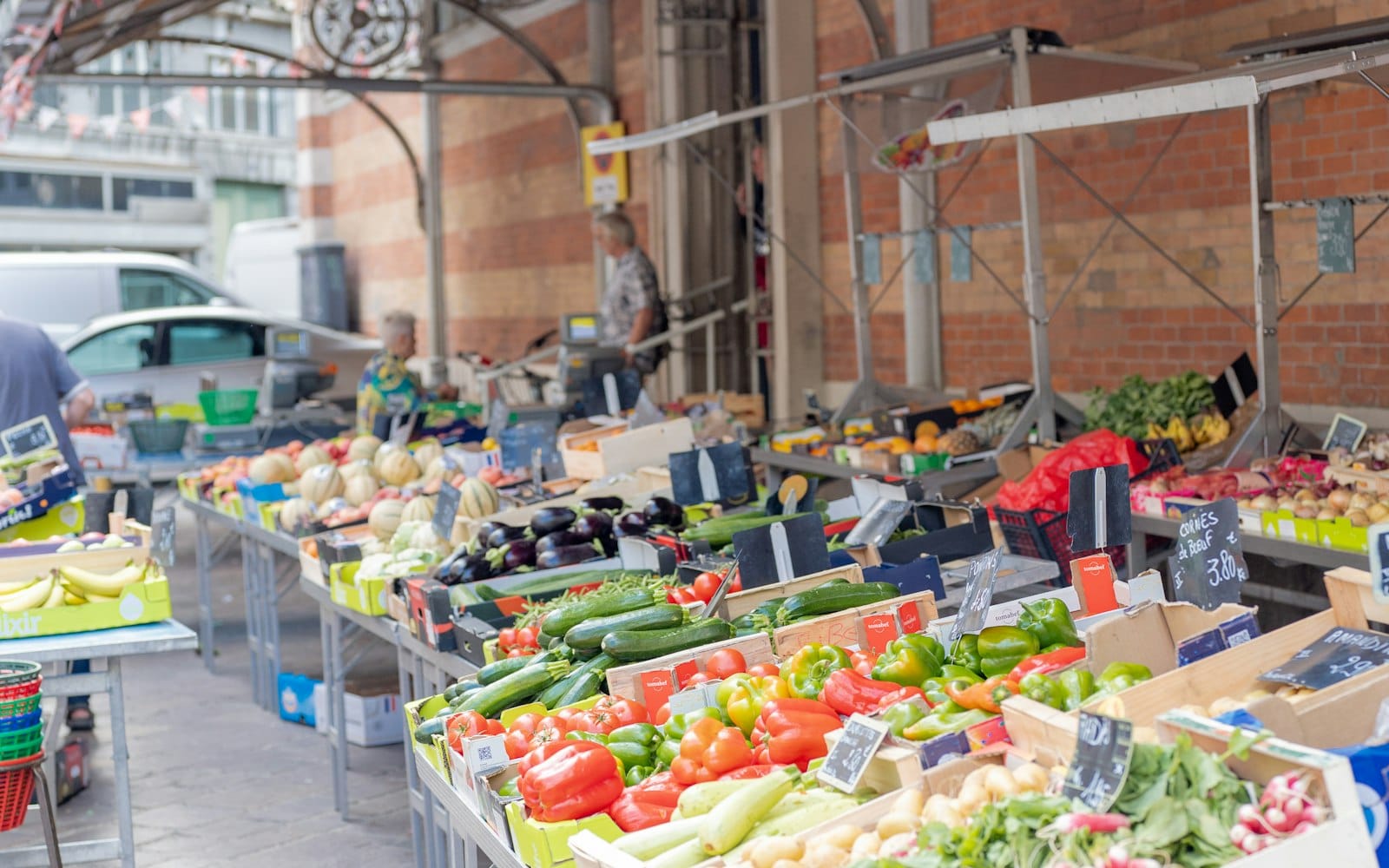 Farmers’ market day in the village